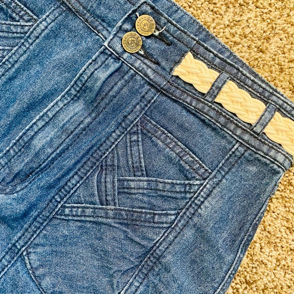 EUC Spell & the Gypsy Collective Indigo Blue Boulevard Denim Skirt - Picture 11 of 14